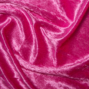 Cerise Crushed Velvet